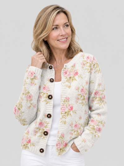 Pauline | Vintage Floral Cardigan