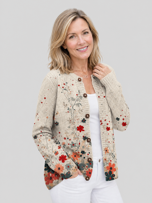 Janet | Floral Cardigan