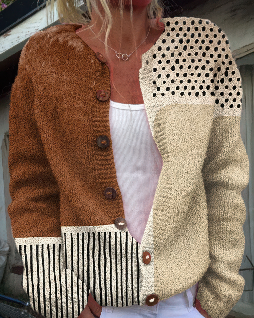 Carol | Vintage Knitted Cardigan